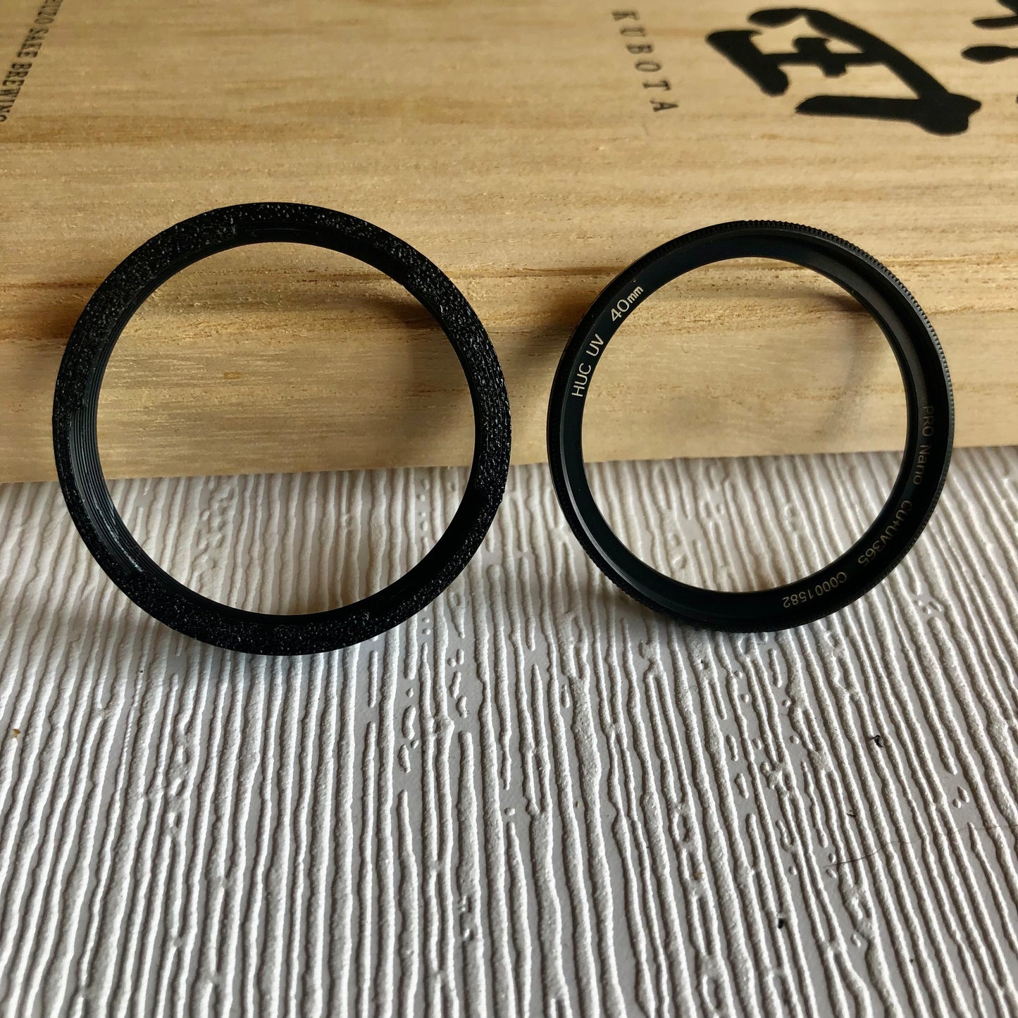 ベイ 1 ヤシカ マット 124/124 G、ローライフレックス用 40mm フィルター アダプター