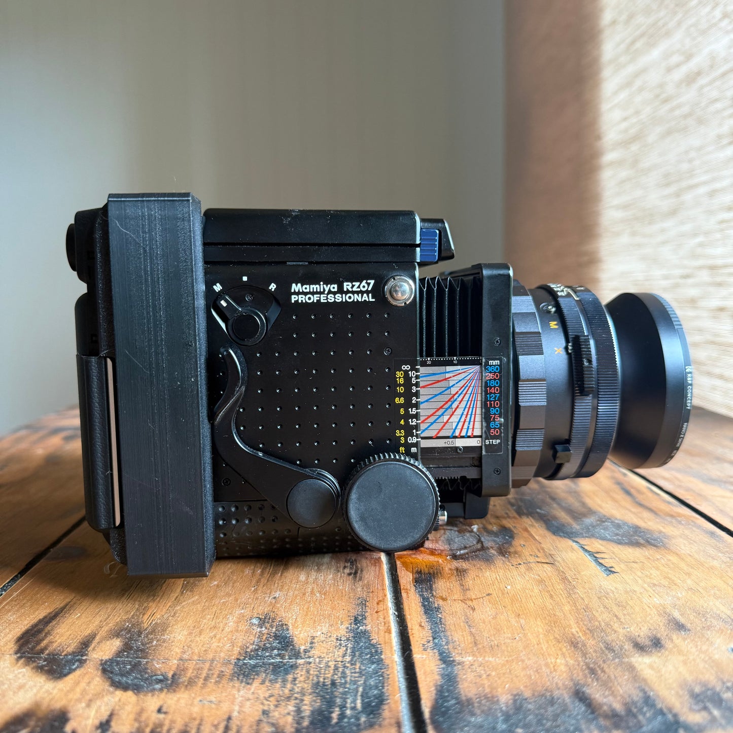 JingStax RZ Black - Motorized Instax Square Back for Mamiya RZ67