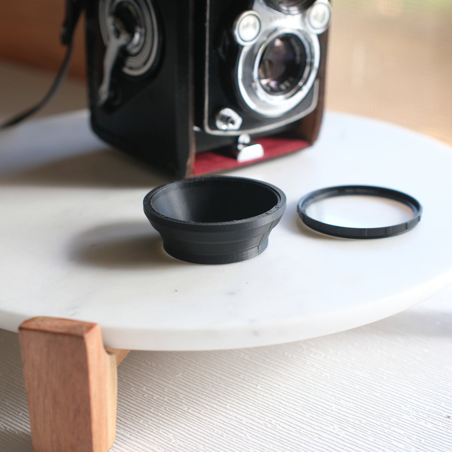 52mm Filter Adapter for Bay 1 Yashica Mat 124/124 G, Rolleiflex