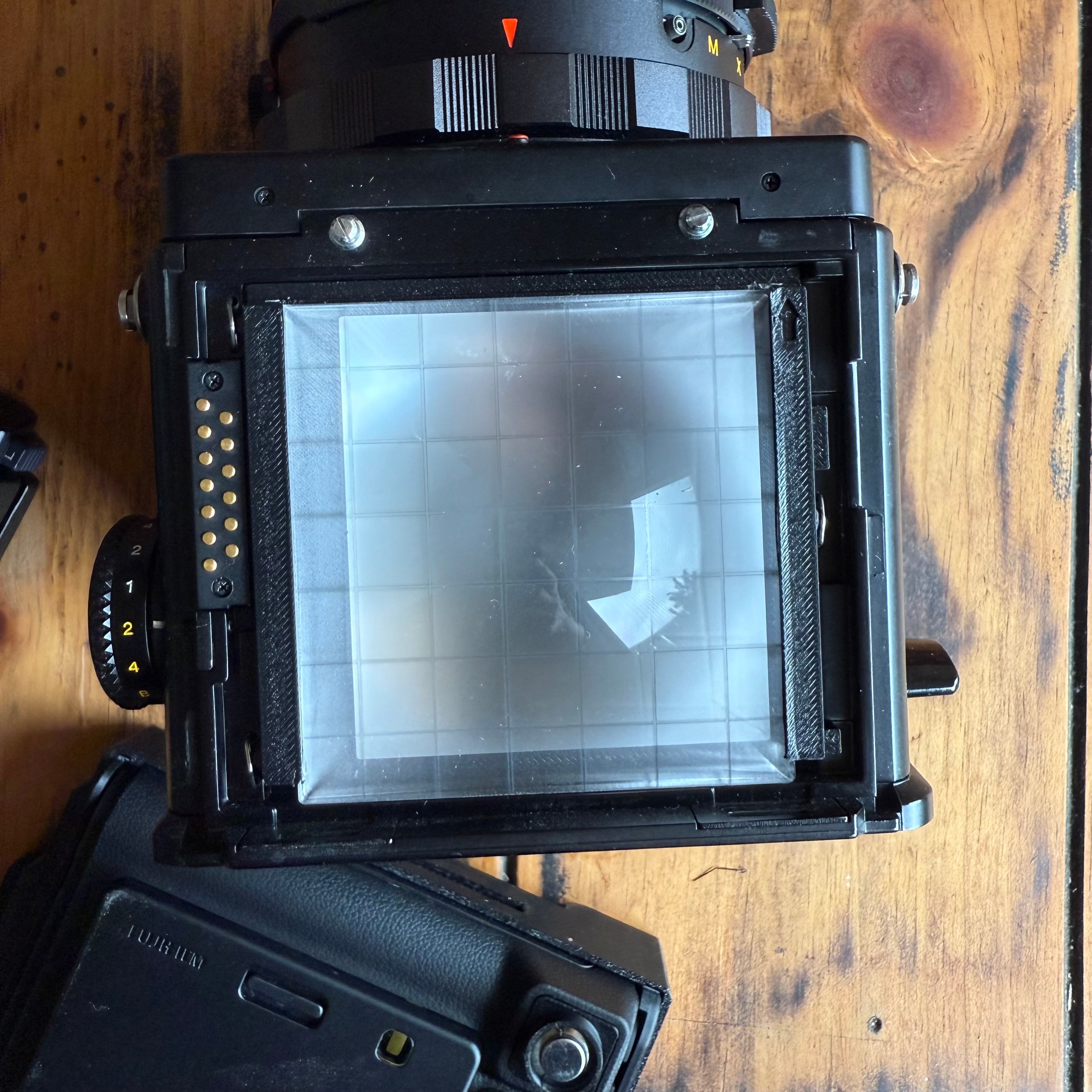 JingStax RZ Black - Motorized Instax Square Back for Mamiya