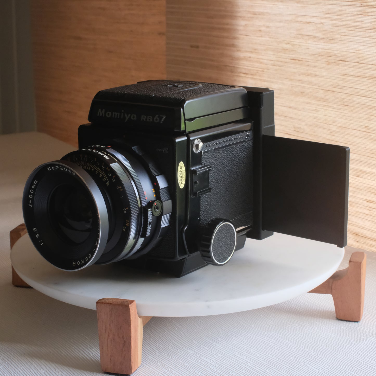 JingStax Black - Motorized Instax Square Back for Mamiya RB67